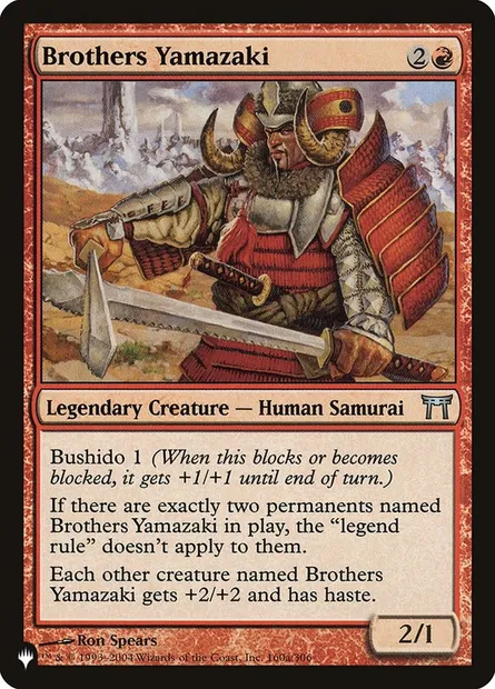 Brothers Yamazaki, carte Magic PLST CHK-160 — extension The List