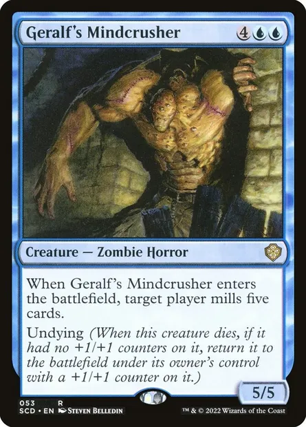 Geralf's Mindcrusher, Magic card SCD 53 — Starter Commander Decks set