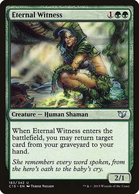 Eternal Witness, Magic card C15 183 — Commander 2015 set