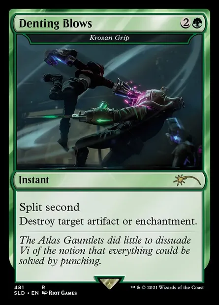 Krosan Grip, Magic card SLD 481 — Secret Lair Drop set