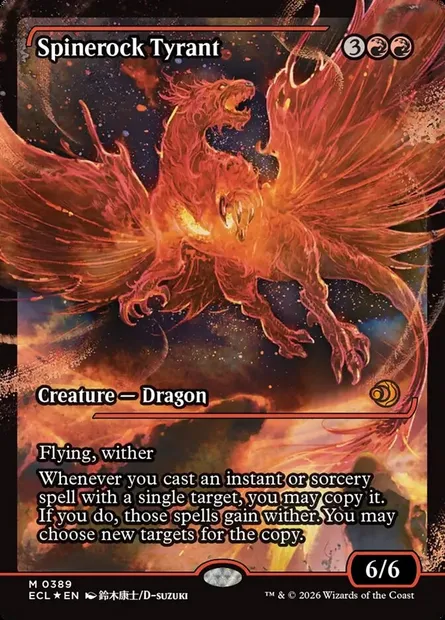 Spinerock Tyrant, Magic card ECL 389 — Lorwyn Eclipsed set