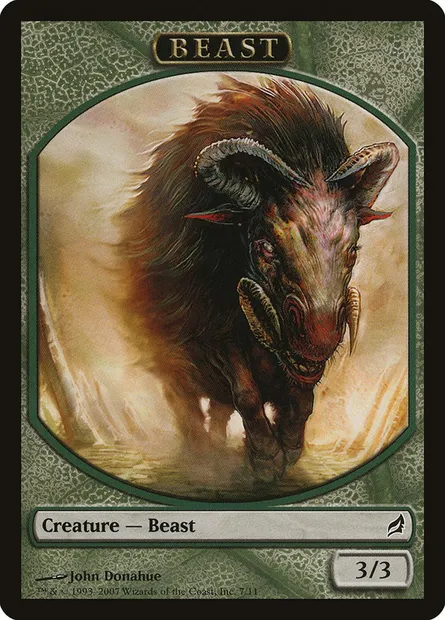 Beast, Magic card TLRW 7 — Lorwyn Tokens set