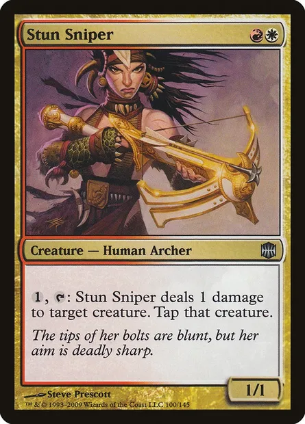 Stun Sniper, Magic card ARB 100 — Alara Reborn set