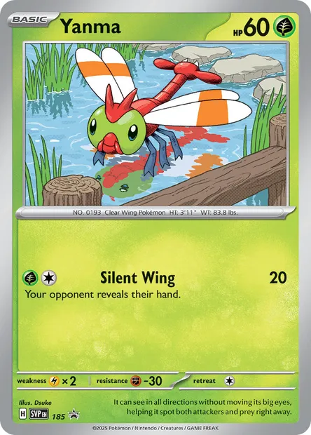 Yanma, Pokémon card PR-SV 185 — SVP Black Star Promos set