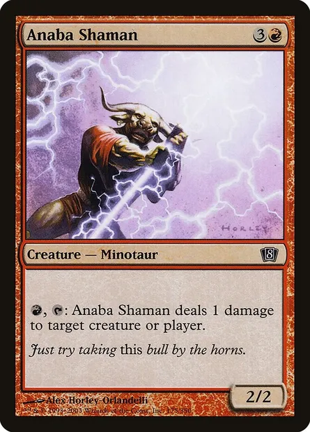 Anaba Shaman, Magic card 8ED 175★ — Eighth Edition set