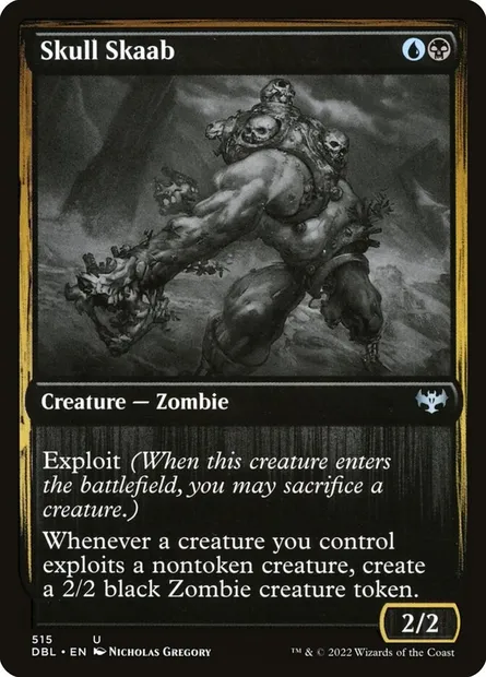 Skull Skaab, Magic card DBL 515 — Innistrad: Double Feature set