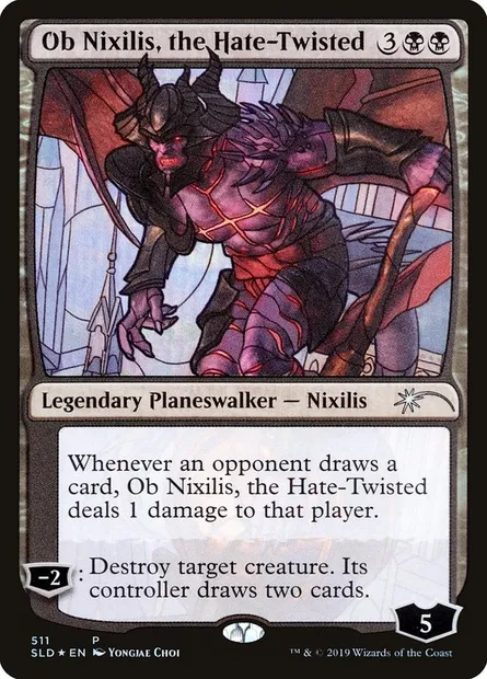 Ob Nixilis, the Hate-Twisted, Magic card SLD 511 — Secret Lair Drop set
