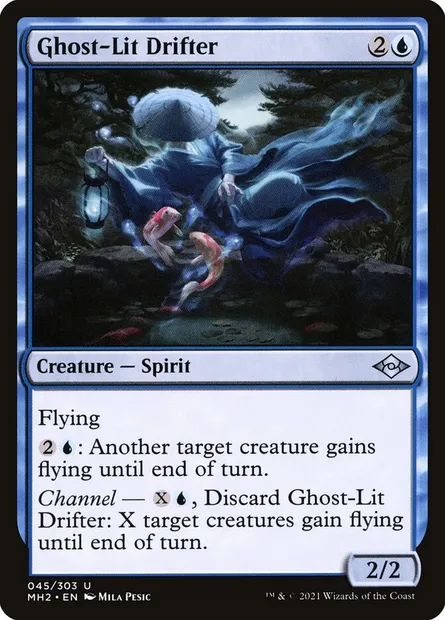 Ghost-Lit Drifter, Magic card MH2 45 — Modern Horizons 2 set