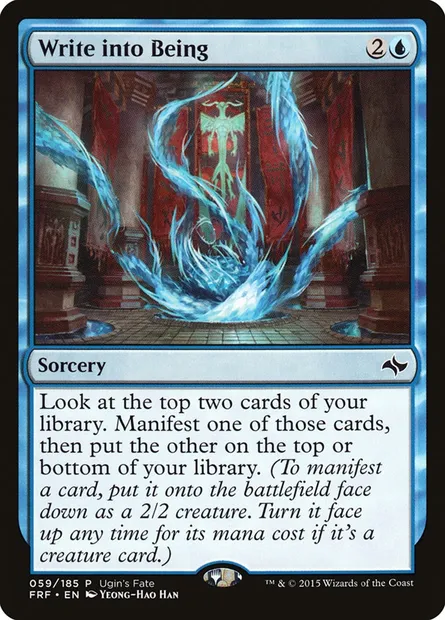 Write into Being, Magic card UGIN 59 — Ugin's Fate set