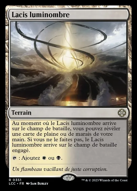 Lacis luminombre, carte Magic LCC 351 — extension The Lost Caverns of Ixalan Commander