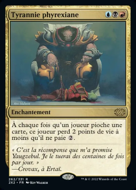 Tyrannie phyrexiane, carte Magic 2X2 262 — extension Double Masters 2022