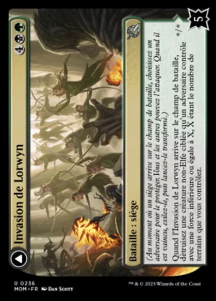 Invasion de Lorwyn // Forces de vanneurs, carte Magic MOM 236 — extension L'invasion des machines
