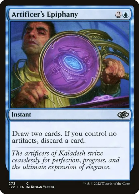 Artificer's Epiphany, Magic card J22 272 — Jumpstart 2022 set
