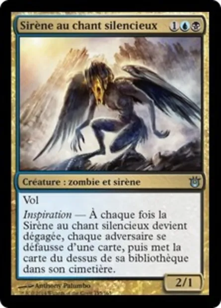 Sirène au chant silencieux, carte Magic BNG 155 — extension Créations divines