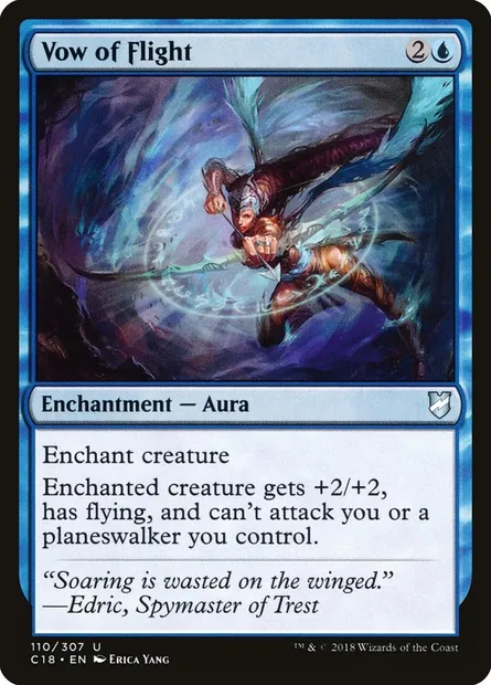 Vow of Flight, Magic card C18 110 — Commander 2018 set