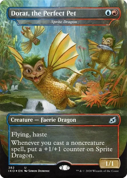 Sprite Dragon, Magic card IKO 382 — Ikoria: Lair of Behemoths set