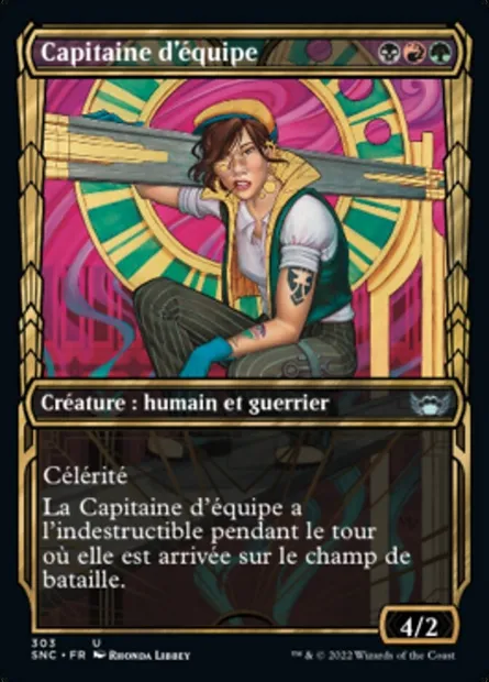 Capitaine d'équipe, carte Magic SNC 303 — extension Les rues de la Nouvelle-Capenna
