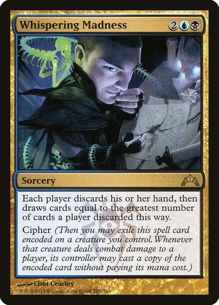 Whispering Madness, Magic card GTC 207 — Gatecrash set