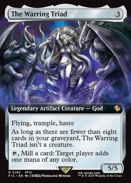 The Warring Triad, Magic card FIC 193 — Final Fantasy Commander set