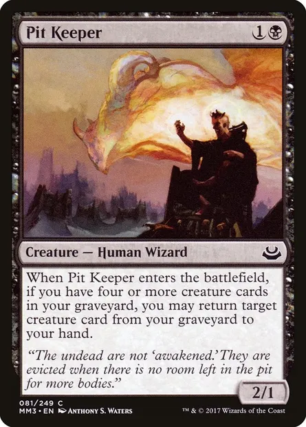 Pit Keeper, Magic card MM3 81 — Modern Masters 2017 set