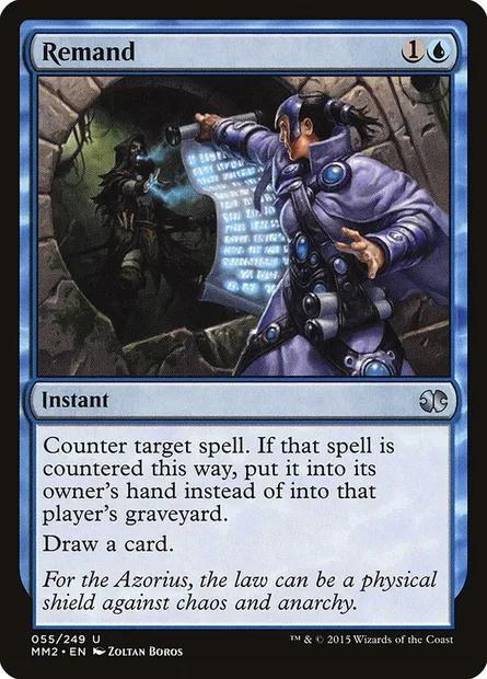 Remand, Magic card MM2 55 — Modern Masters 2015 set