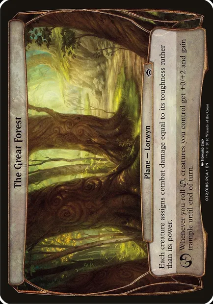 The Great Forest, Magic card OPCA 32 — Planechase Anthology Planes set