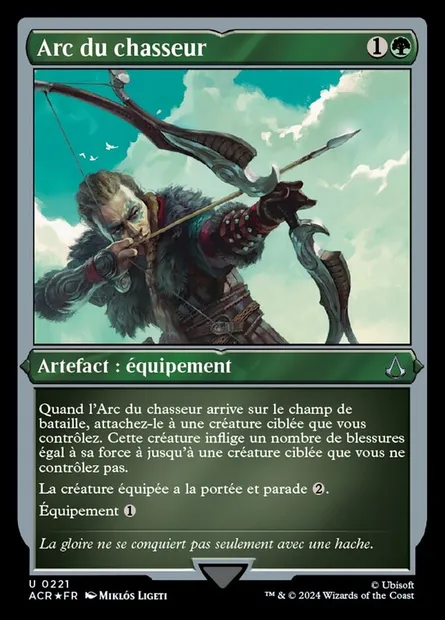 Arc du chasseur, carte Magic ACR 221 — extension Assassin's Creed