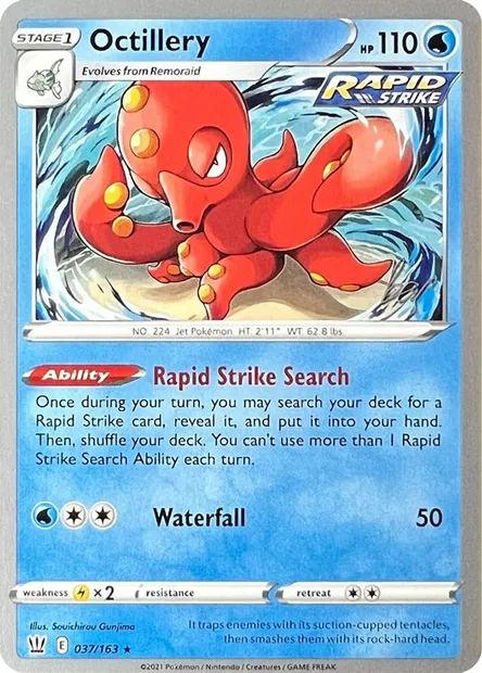Octillery, carte Pokémon WCD22 037 — extension World Championship Decks 2022
