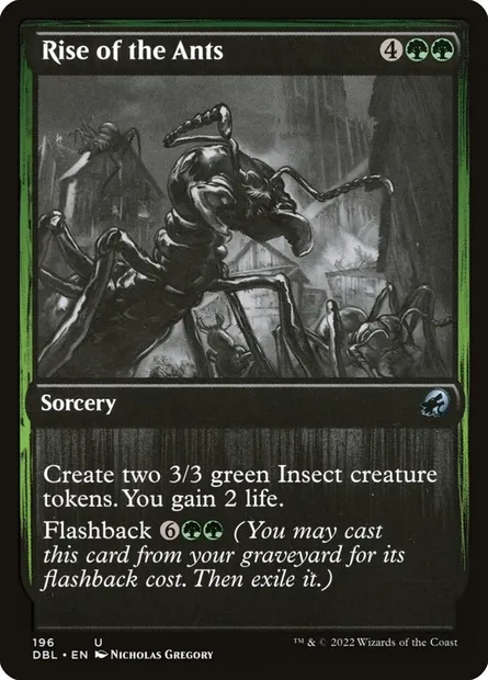 Soulèvement des fourmis, carte Magic DBL 196 — extension Innistrad : Double Programme