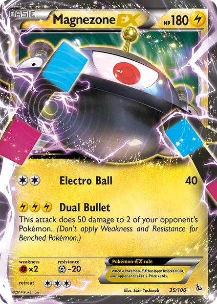 Magnezone EX, Pokémon card FLF 35 — Flashfire set