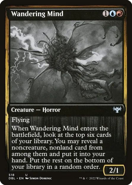 Wandering Mind, Magic card DBL 518 — Innistrad: Double Feature set