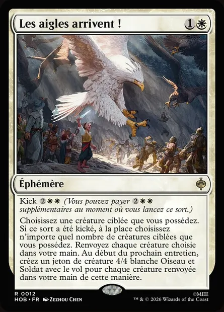 Les aigles arrivent !, carte Magic HOB 12 — extension The Hobbit