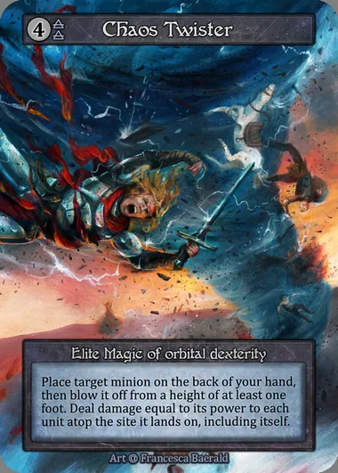 Chaos Twister, carte Sorcery ALP 202 — extension Alpha