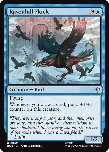 Ravenhill Flock, Magic card HOB 52 — The Hobbit set