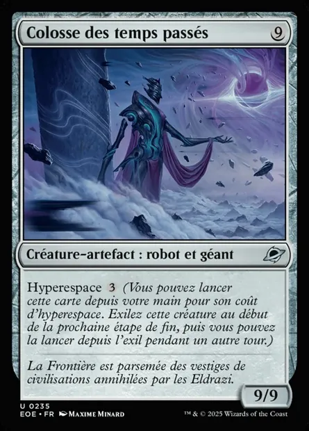 Colosse des temps passés, carte Magic EOE 235 — extension Edge of Eternities