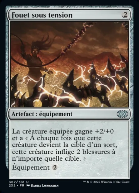 Fouet sous tension, carte Magic 2X2 307 — extension Double Masters 2022