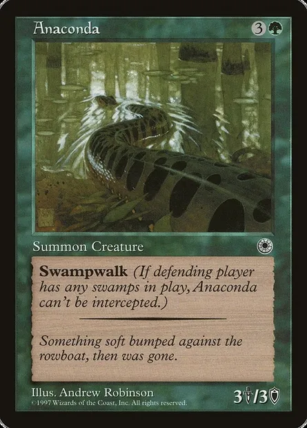 Anaconda, Magic card POR 158 — Portal set