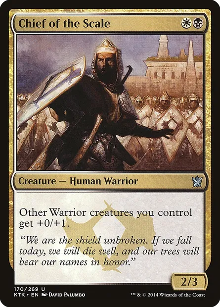 Chief of the Scale, Magic card KTK 170 — Khans of Tarkir set