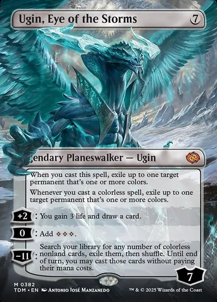 Ugin, Eye of the Storms, Magic card TDM 382 — Tarkir: Dragonstorm set