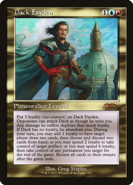 Dack Fayden, Magic card SLD 251 — Secret Lair Drop set