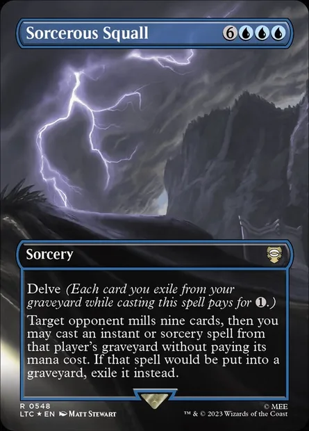 Sorcerous Squall, carte Magic LTC 548 — extension Tales of Middle-earth Commander
