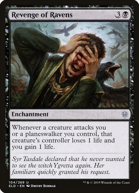 Revenge of Ravens, Magic card ELD 104 — Throne of Eldraine set