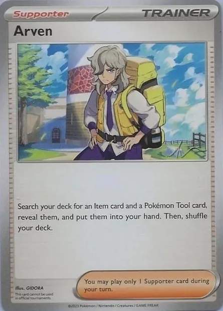 Arven, Pokémon card WCD24 ct327709 — World Championship Decks 2024 set