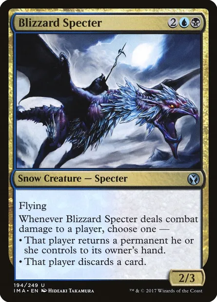 Spectre du blizzard, carte Magic IMA 194 — extension Iconic Masters