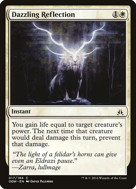 Dazzling Reflection, Magic card OGW 17 — Oath of the Gatewatch set