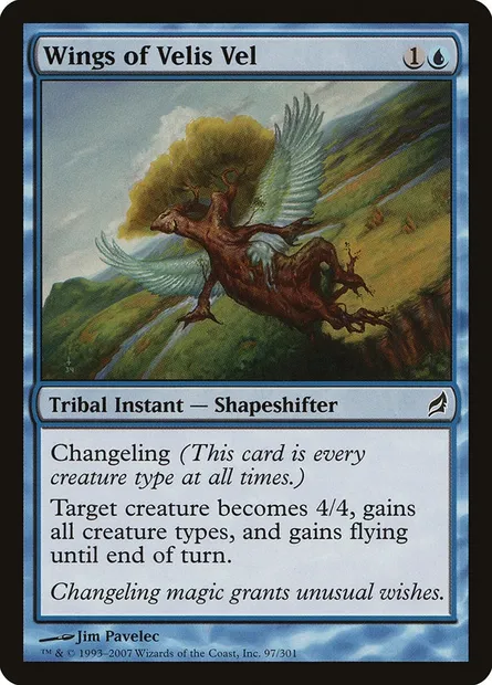 Wings of Velis Vel, Magic card LRW 97 — Lorwyn set