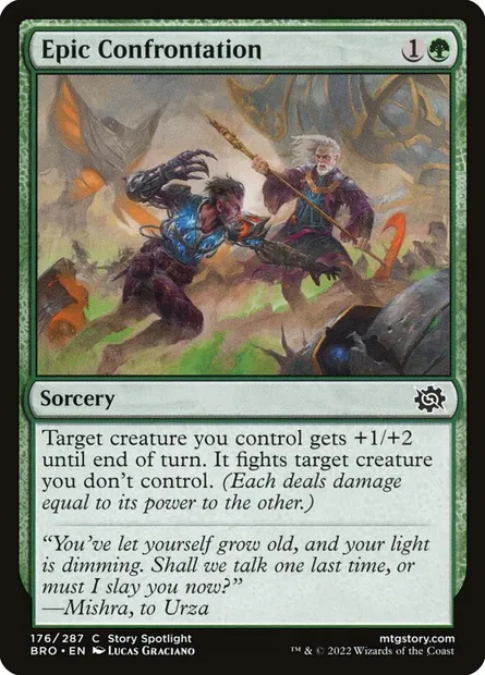 Epic Confrontation, Magic card BRO 176 — The Brothers' War set