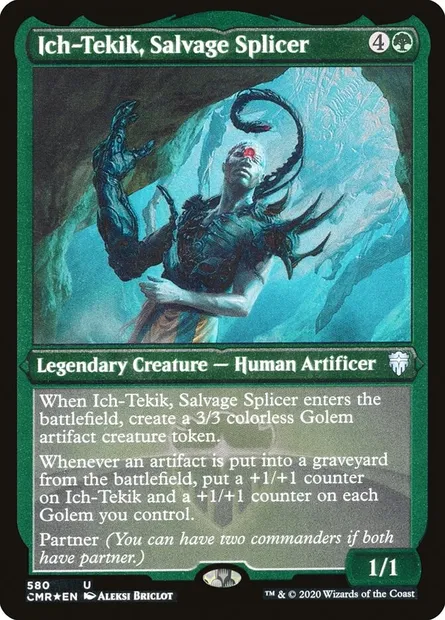 Ich-Tekik, Salvage Splicer, Magic card CMR 580 — Commander Legends set