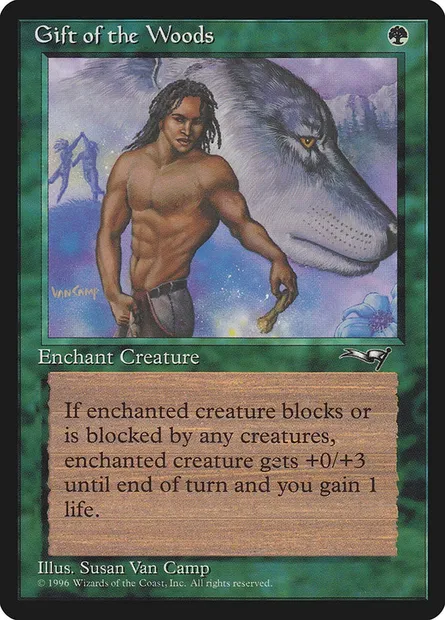Gift of the Woods, Magic card ALL 92b — Alliances set