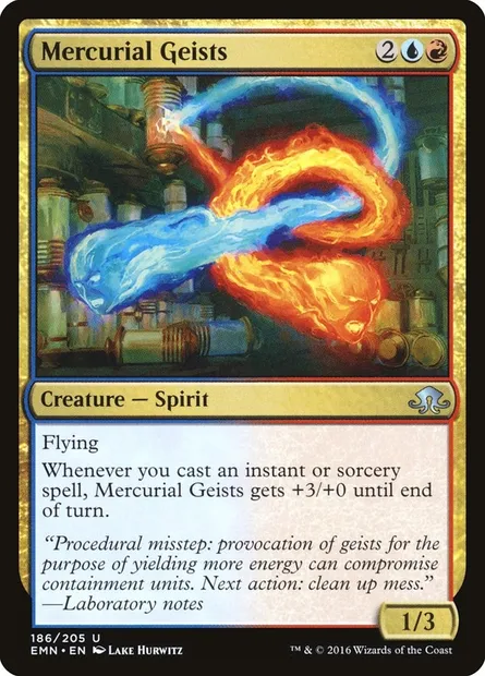 Mercurial Geists, Magic card EMN 186 — Eldritch Moon set